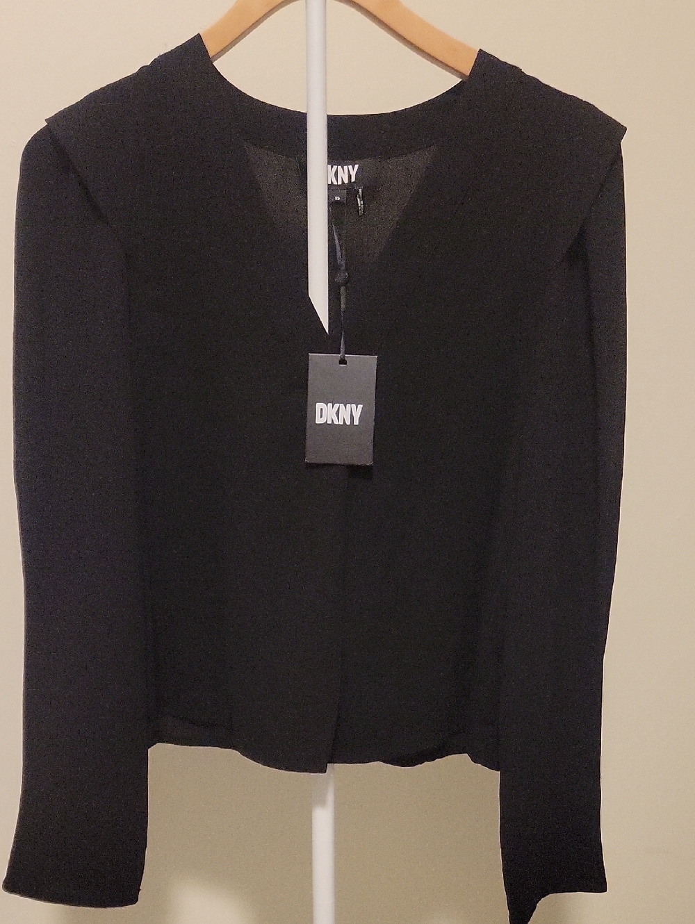 DKNY Black Light  Long Sleeve Top